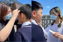 統(tǒng)麗學(xué)校東北育才化妝實踐